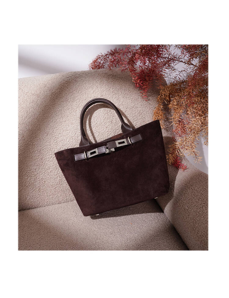 VALEN SUEDE TOTE